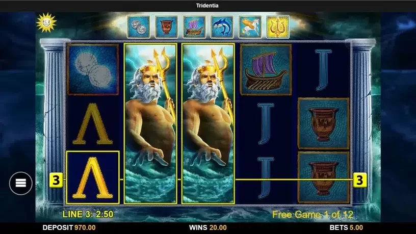 Tridentia slot screenshot 5