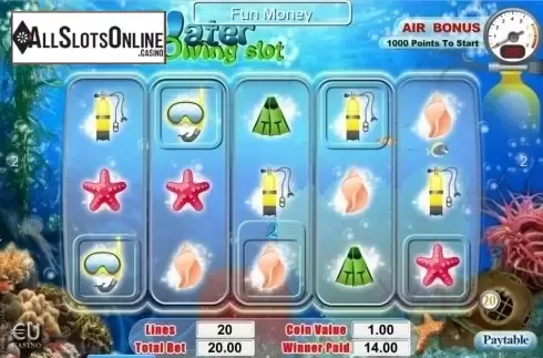 Screen7. Under Water Diving Slot from SkillOnNet