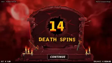Warrior Graveyard slot screenshot 3