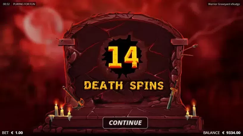 Warrior Graveyard slot screenshot 3