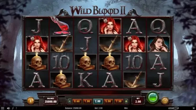 Wild Blood 2 slot screenshot 1