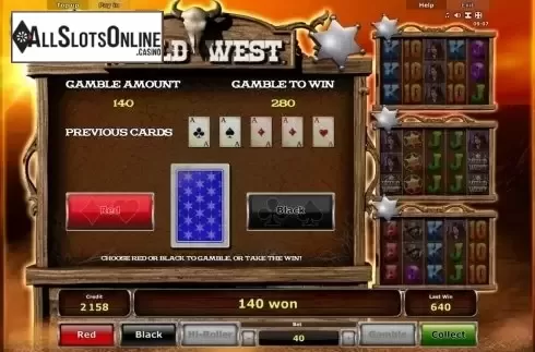 Paytable 2. Wild West Hi-Roller (Novomatic) from Novomatic