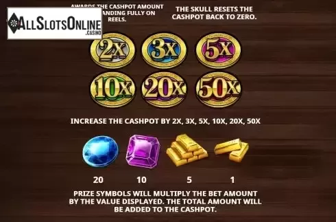 Paytable screen 2