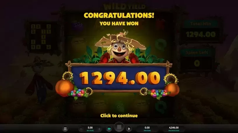 Wild Yield slot screenshot 9