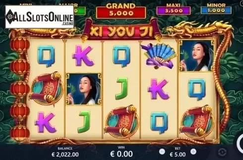 Scatters screen. Xi You Ji from Pariplay