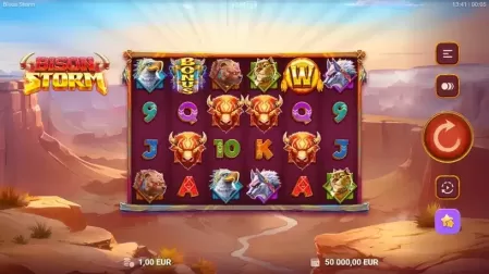 Bison Storm slot screenshot 1