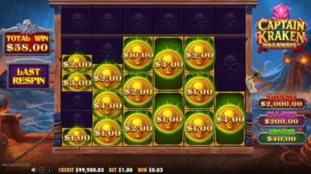 Captain Kraken Megaways slot screenshot 4