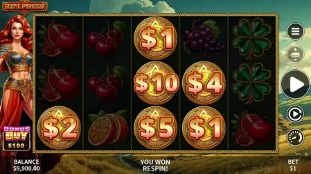 Celtic Princess slot screenshot 2