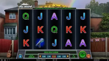 City of Sound slot screenshot 1