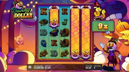 Danny Dollar slot screenshot 4