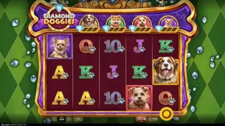 Diamond Doggies slot screenshot 1