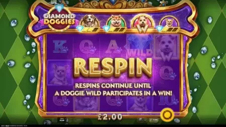 Diamond Doggies slot screenshot 2