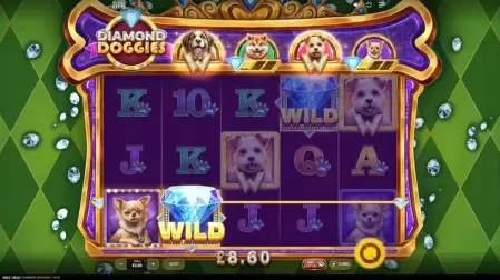 Diamond Doggies slot screenshot 3