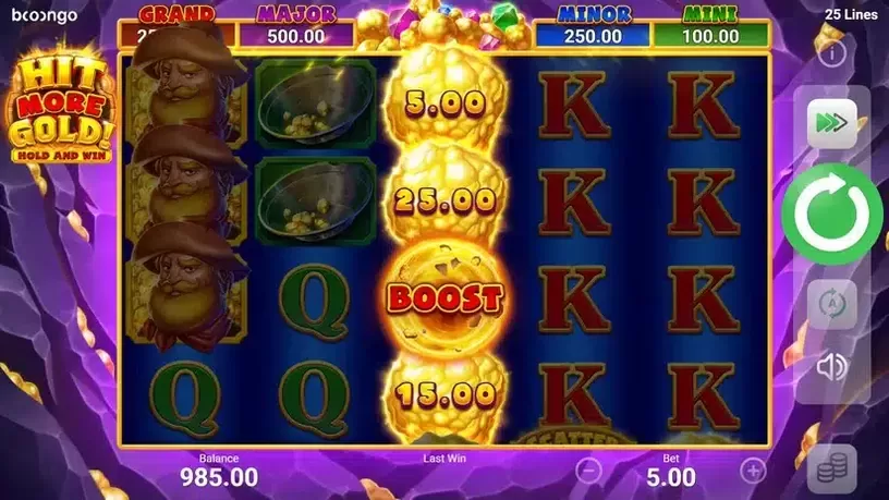 Hit More Gold! slot screenshot 2