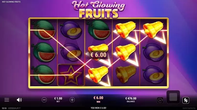 Hot Glowing Fruits slot screenshot 