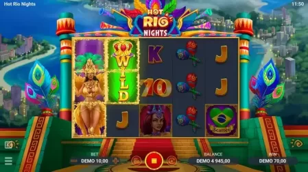 Hot Rio Nights slot screenshot 4