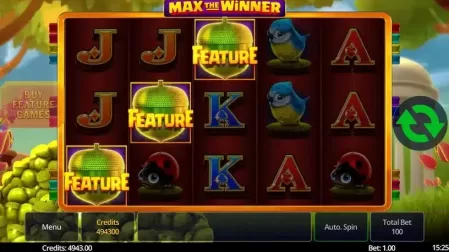 Max the Winner slot screenshot 2