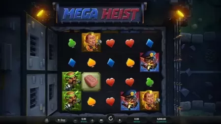 Mega Heist slot screenshot 1