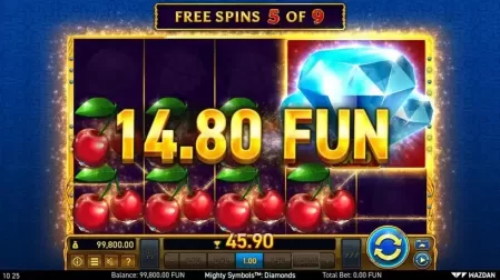 Mighty Symbols™: Diamonds slot screenshot 5