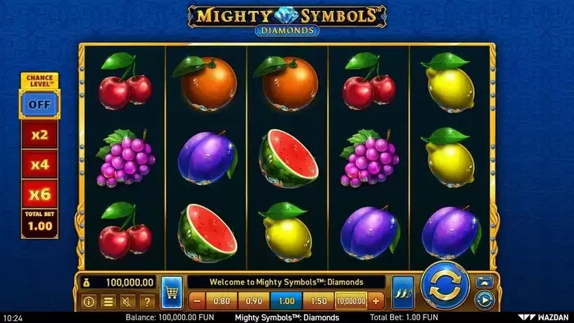 Mighty Symbols™: Diamonds slot screenshot 1