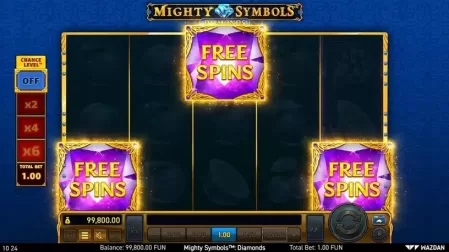 Mighty Symbols™: Diamonds slot screenshot 2