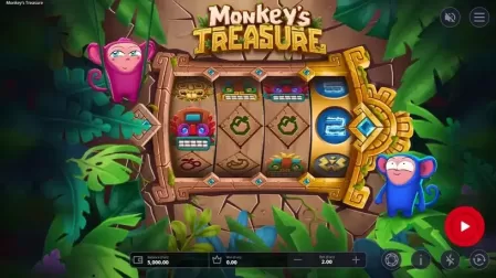 Monkey's Treasure slot screenshot 1