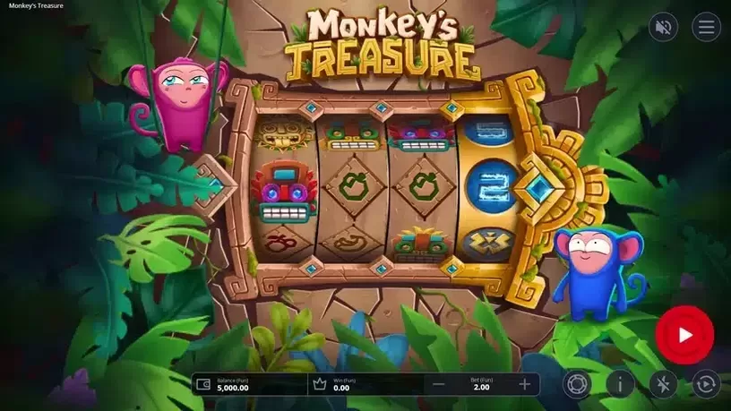 Monkey's Treasure slot screenshot 1
