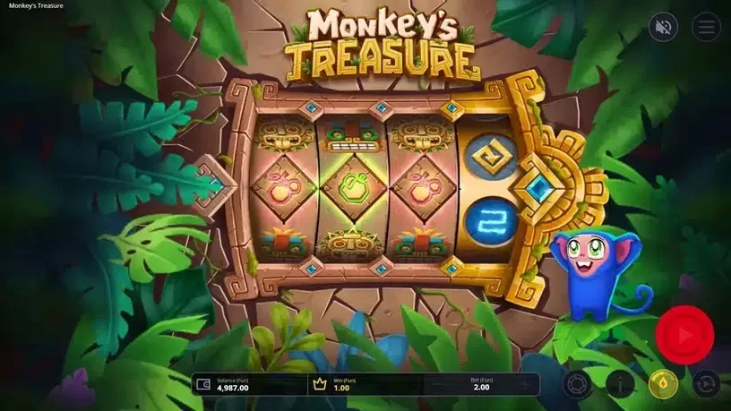 Monkey's Treasure slot screenshot 3