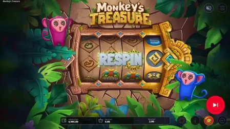 Monkey's Treasure slot screenshot 4