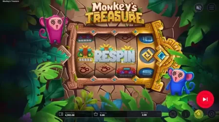 Monkey's Treasure slot screenshot 2