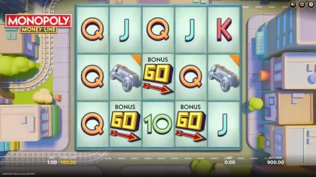 Monopoly Money Line slot screenshot 2