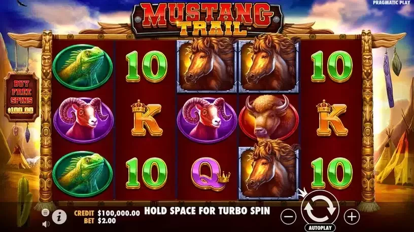 Mustang Trail slot screenshot 1