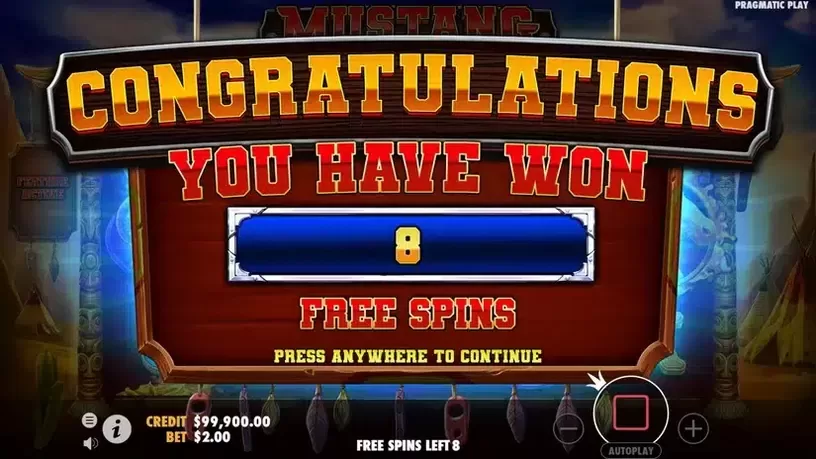 Mustang Trail slot screenshot 3