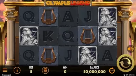 Olympus Legend slot screenshot 1