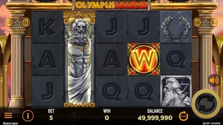 Olympus Legend slot screenshot 2