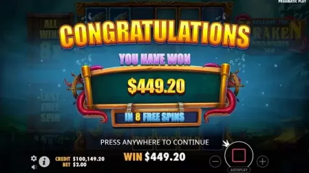 Release the Kraken Megaways slot screenshot 8