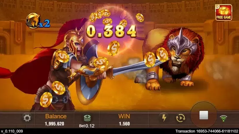 Roma X slot screenshot 5