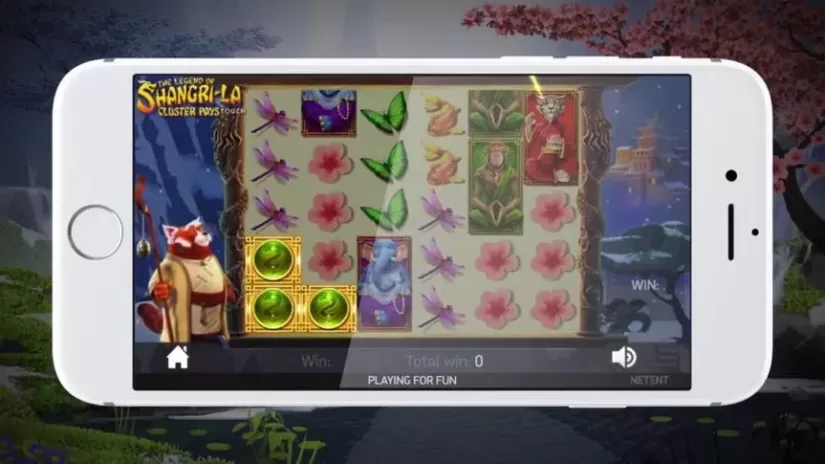 The Legend of Shangri-La slot screenshot 