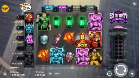 Slotham City slot screenshot 1