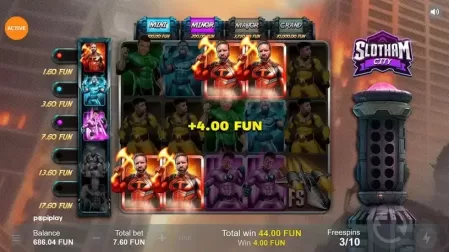 Slotham City slot screenshot 4