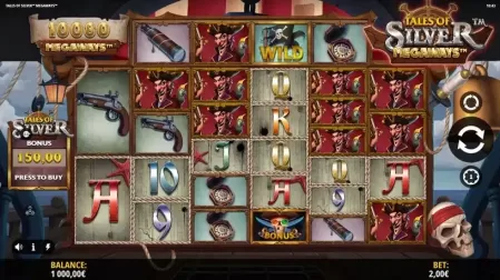 Tales of Silver Megaways slot screenshot 1