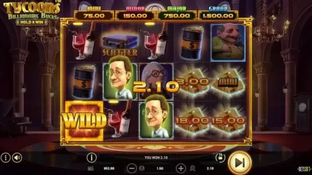Tycoons: Billionaire Bucks slot screenshot 4