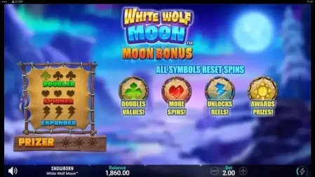 White Wolf Moon slot screenshot 3