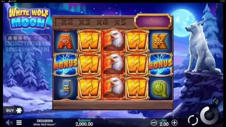 White Wolf Moon slot screenshot 1
