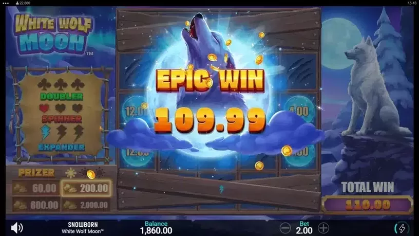 White Wolf Moon slot screenshot 6