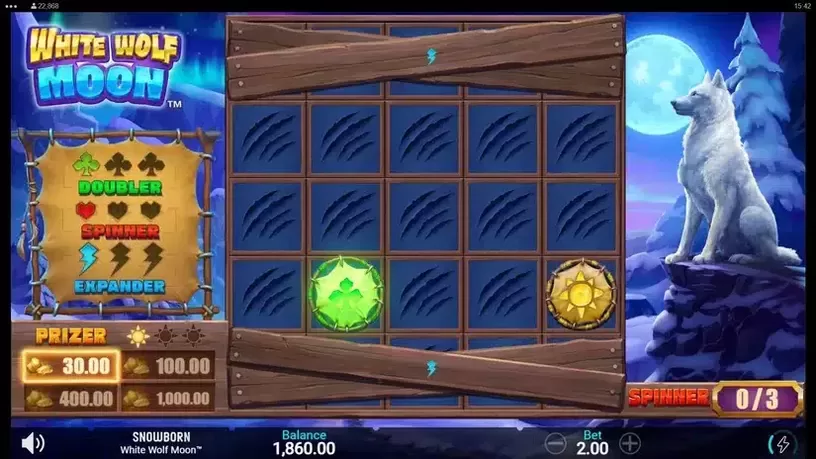 White Wolf Moon slot screenshot 4