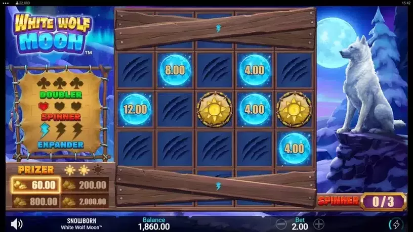 White Wolf Moon slot screenshot 5