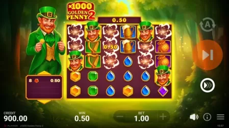 x1000 Golden Penny 2 slot screenshot 2