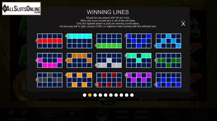 Lines. 1st Down from Inspired Gaming
