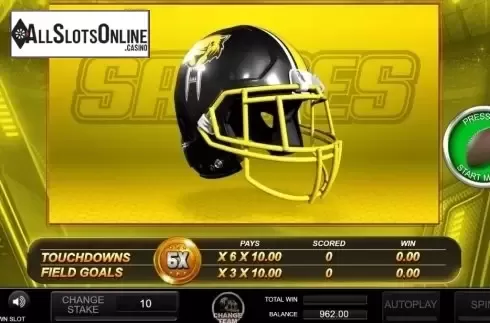 Bonus Game Screen 1. 1st Down from Inspired Gaming